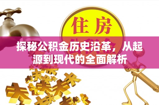 北流探秘公积金历史沿革，从起源到现代的全面解析