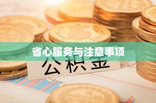 北流省心服务与注意事项