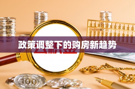 北流政策调整下的购房新趋势