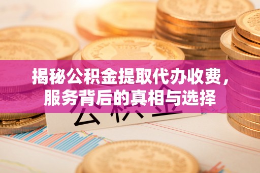 北流揭秘公积金提取代办收费，服务背后的真相与选择