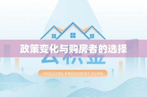 北流政策变化与购房者的选择