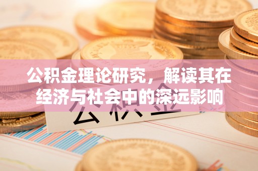 北流公积金理论研究，解读其在经济与社会中的深远影响