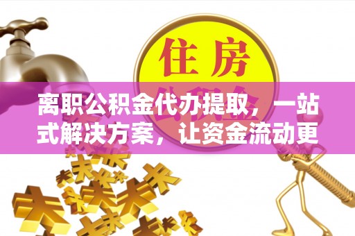 北流离职公积金代办提取，一站式解决方案，让资金流动更便捷