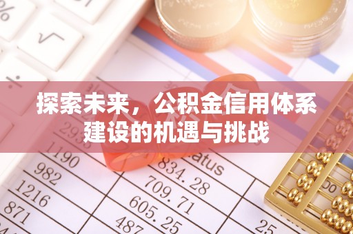 北流探索未来，公积金信用体系建设的机遇与挑战