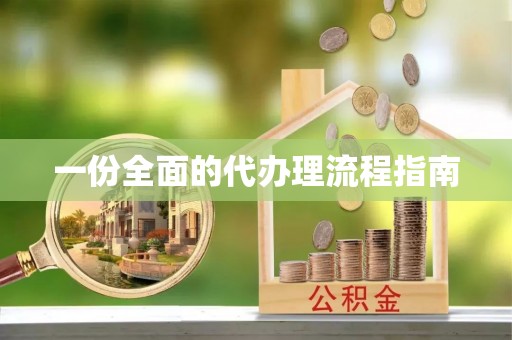 北流一份全面的代办理流程指南