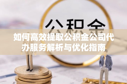 北流如何高效提取公积金公司代办服务解析与优化指南